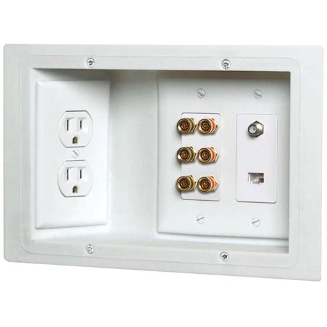 low voltage in wall box